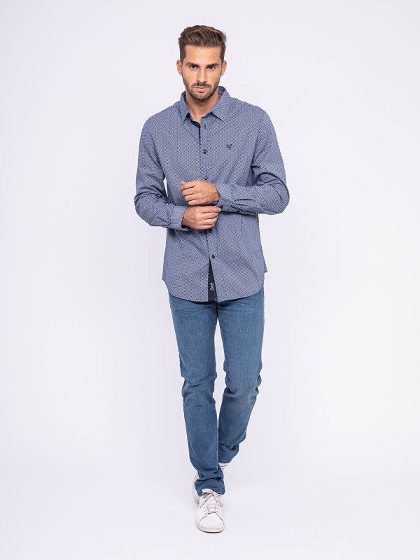 Chemise manches longues...