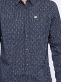 Chemise manches longues motif imprimé TEMPO