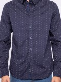Chemise manches longues motif imprimé TANAKA