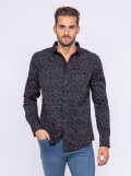 Chemise manches longues motif imprimé TYSON