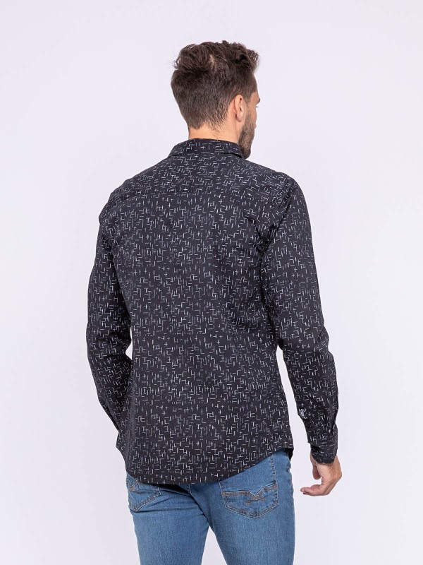 Chemise manches longues...