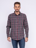 Chemise manches longues carreaux pur coton TILOUP