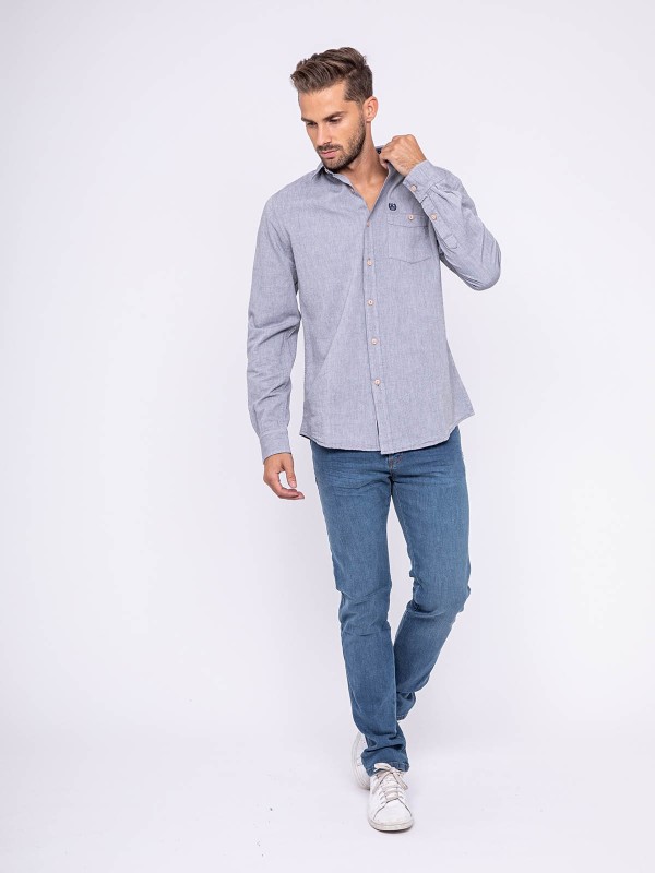 Chemise manches longues pur...