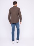 Chemise manches longues pur coton velours TRESOR