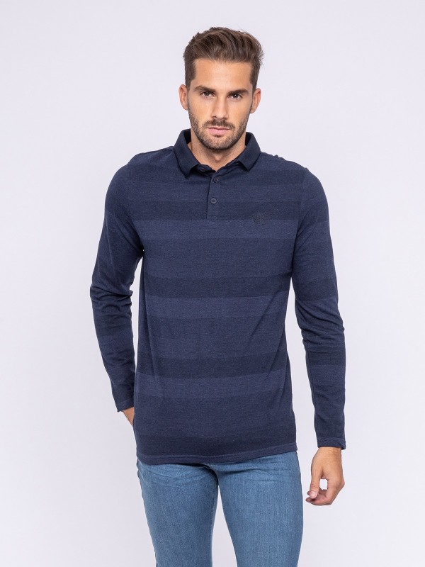 Polo manches longues pur...