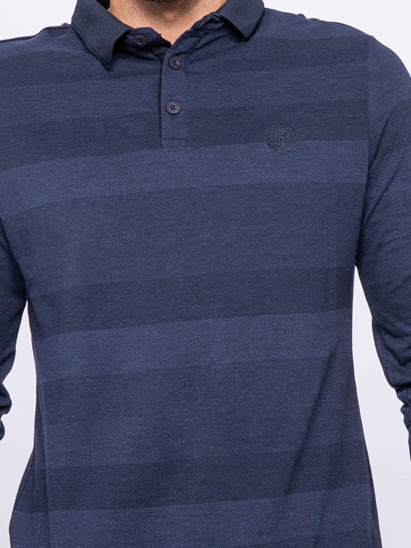 Polo manches longues pur...