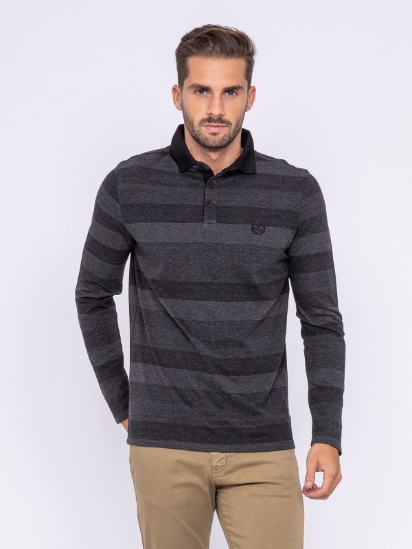 Polo manches longues pur...