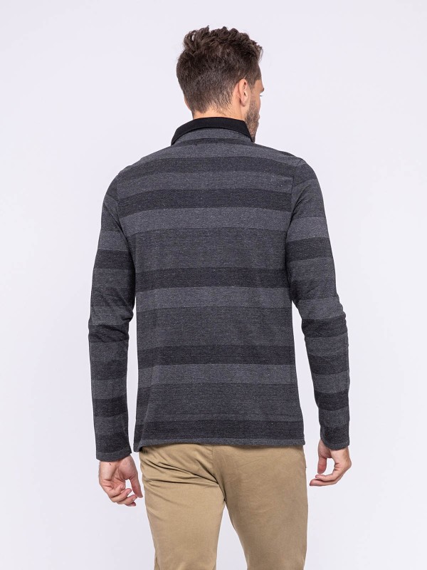 Polo manches longues pur...