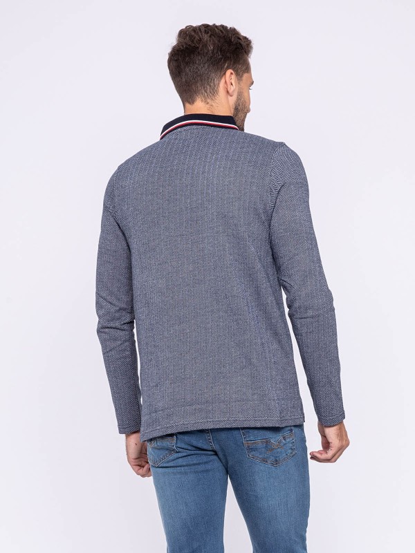 Polo manches longues pur...