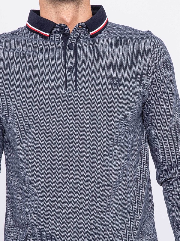 Polo manches longues pur...