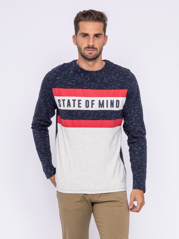 T-shirt manches longues col...