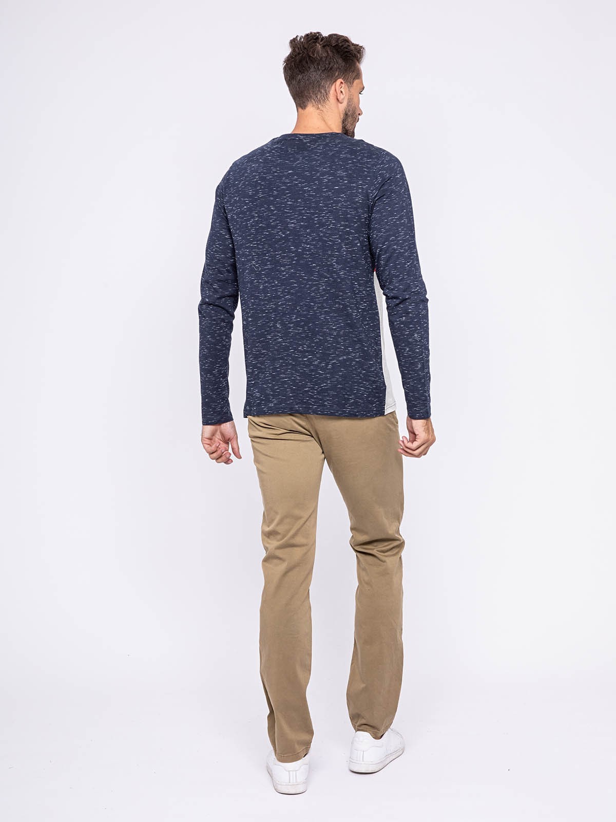 T-shirt manches longues col rond pur coton JOYS