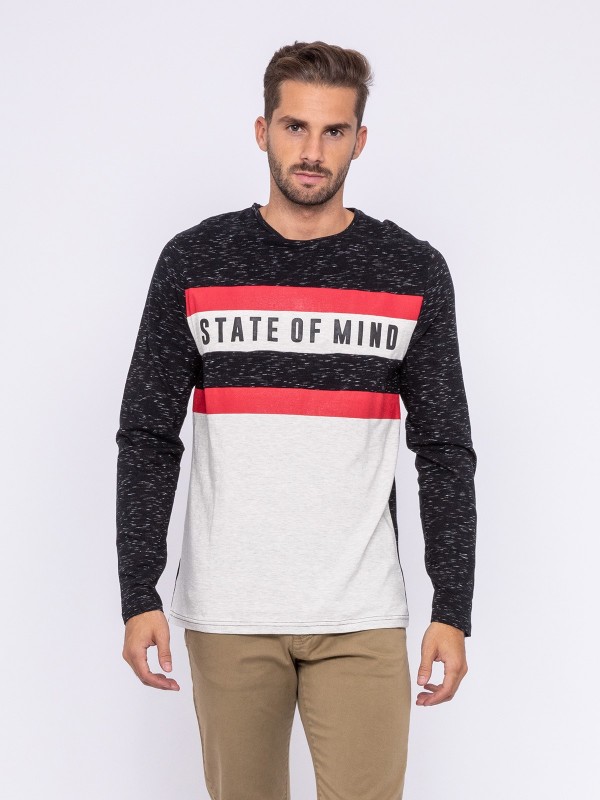 T-shirt manches longues col...