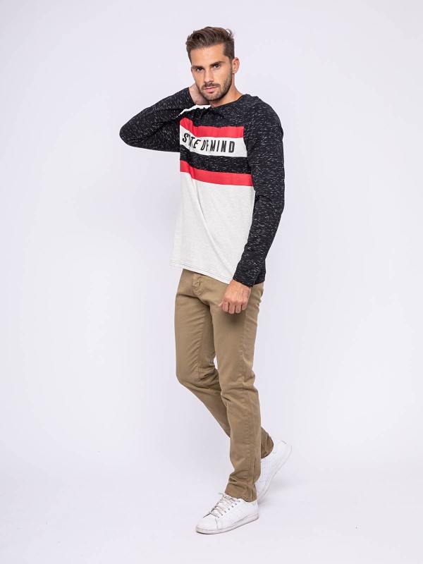 T-shirt manches longues col...