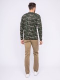 T-shirt manches longues col rond pur coton JESTIN