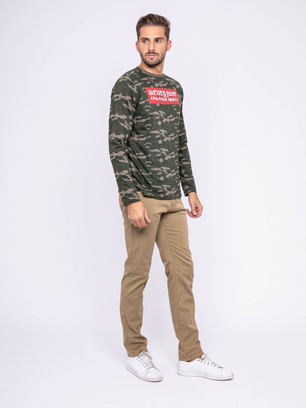 T-shirt manches longues col...