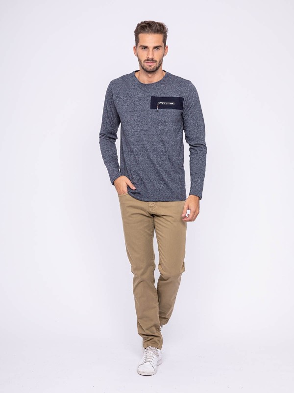 T-shirt manches longues col...