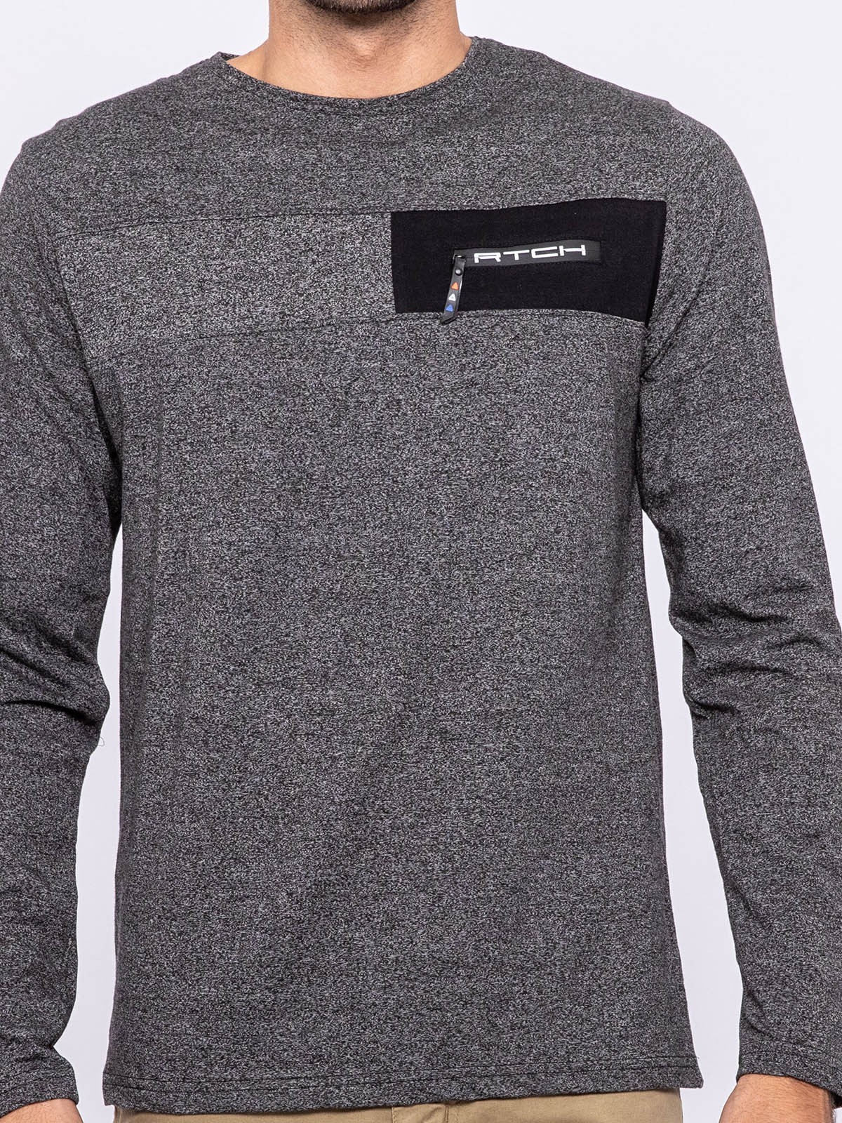 T-shirt manches longues col rond JEDREY