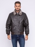 Blouson cuir teddy BANDIDAS