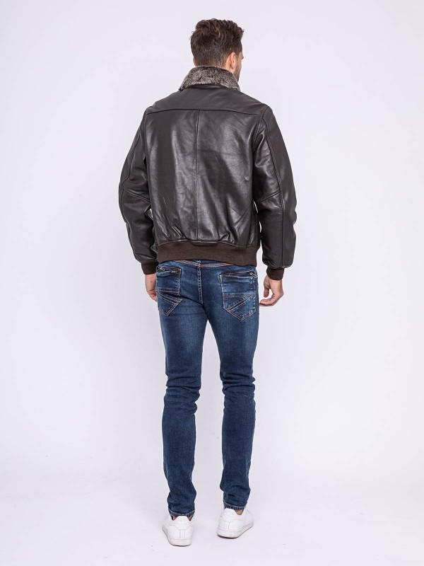 Blouson cuir pilote...