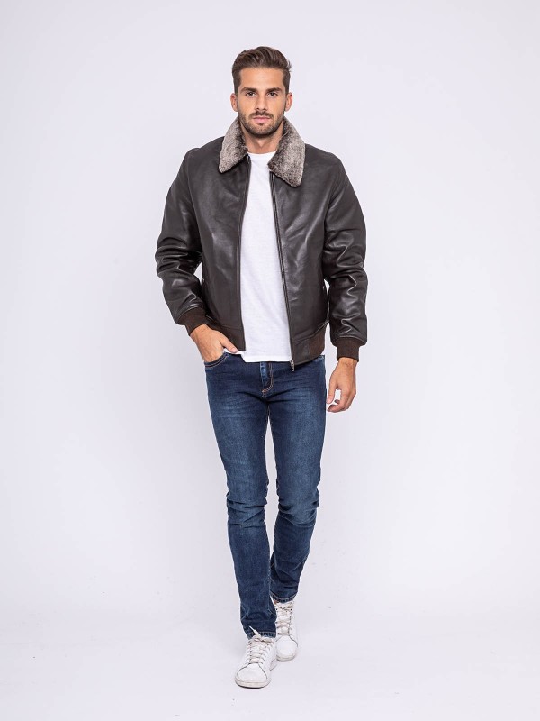 Blouson cuir pilote...