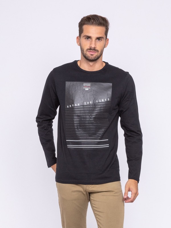 T-shirt manches longues col...