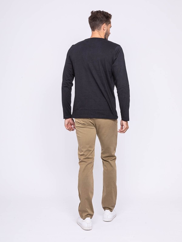 T-shirt manches longues col...