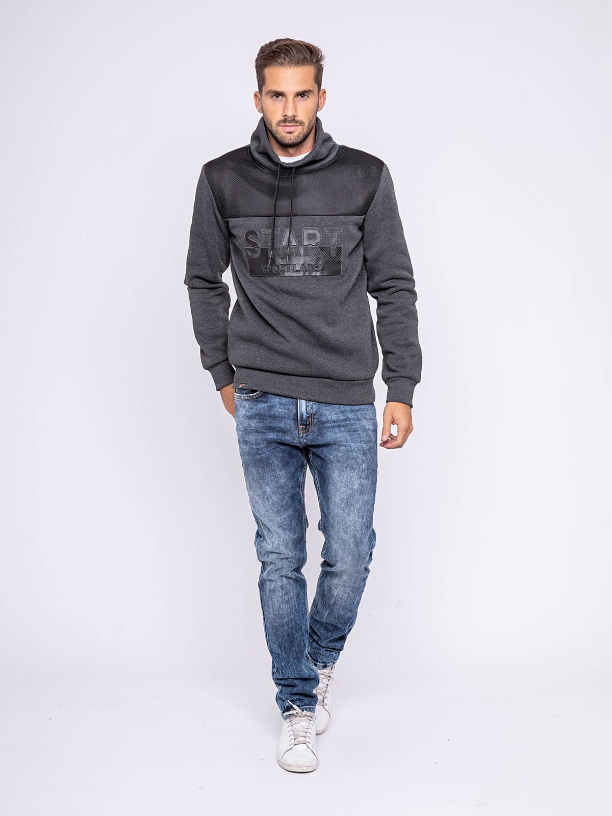 Sweat col boule WOOPY