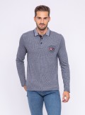 Polo manches longues pur coton POITIER