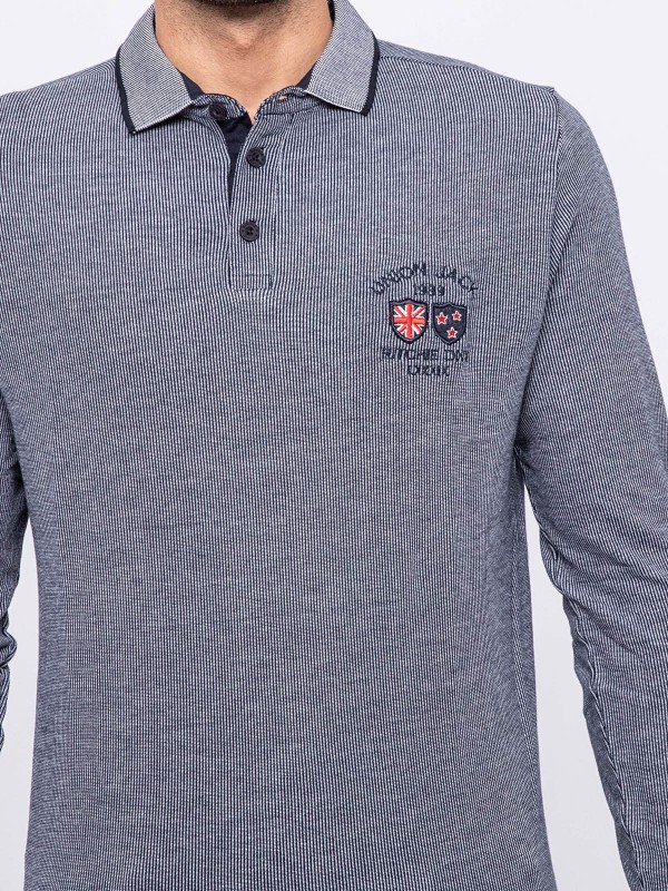 Polo manches longues pur...