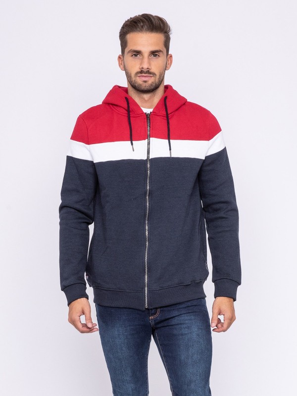 Sweat zippé capuche WUSTOK...