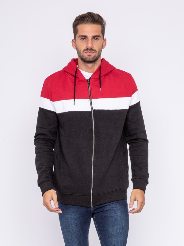 Sweat zippé capuche WUSTOK...