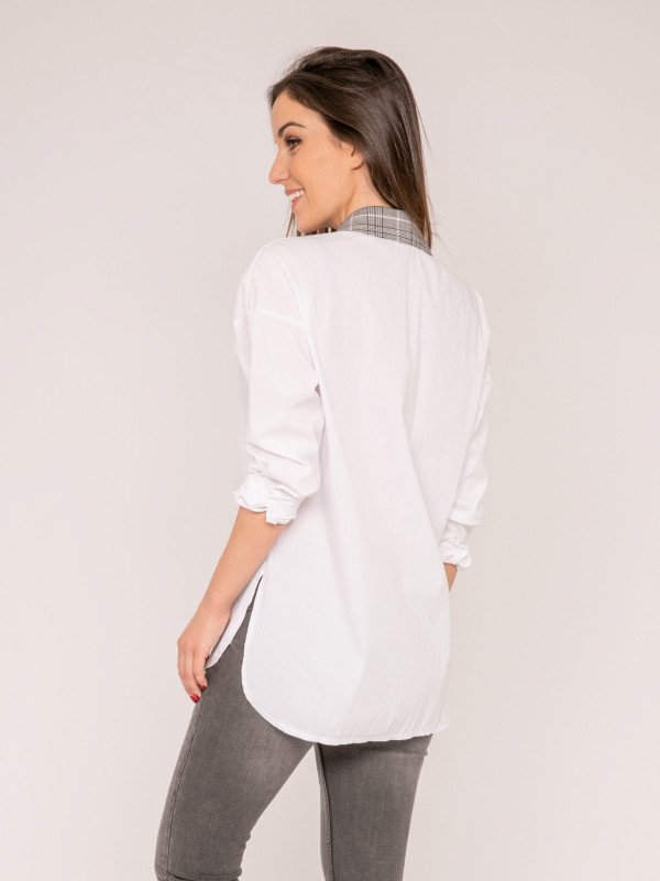 Chemise col fantaisie...