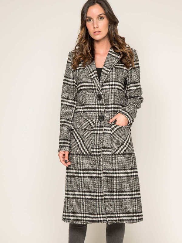 Manteau pardessus jacquard...