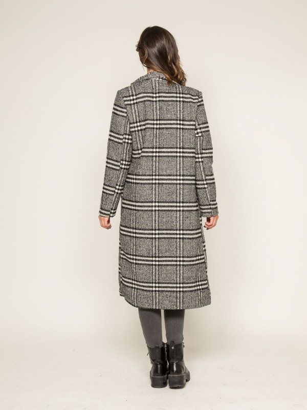 Manteau pardessus jacquard...