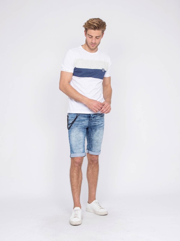 T-shirt col rond pur coton...