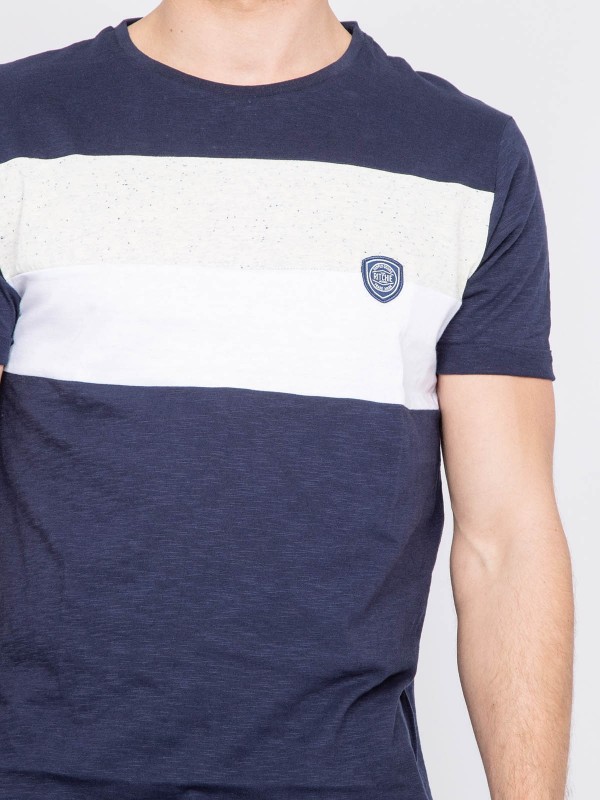 T-shirt col rond pur coton...