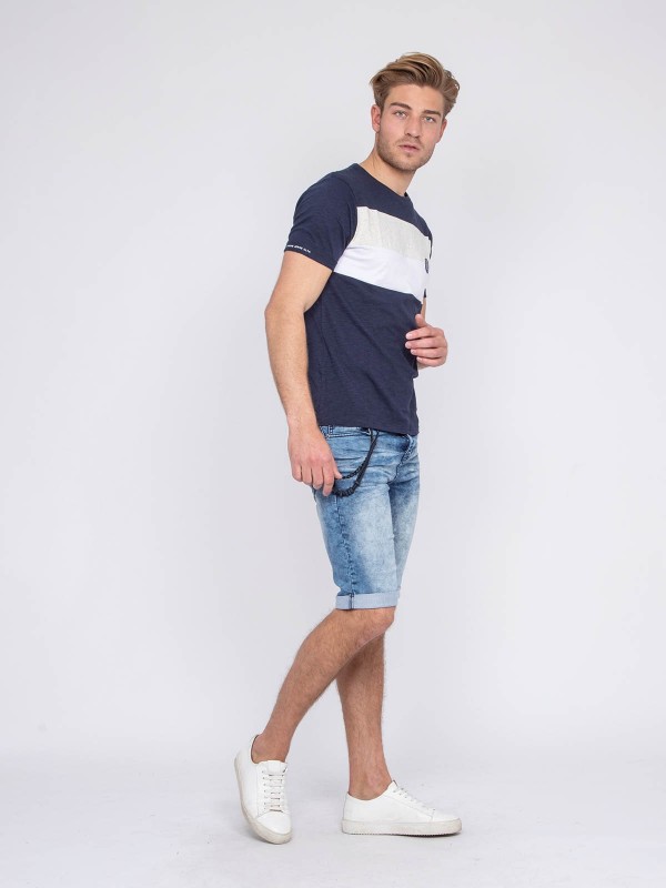 T-shirt col rond pur coton...