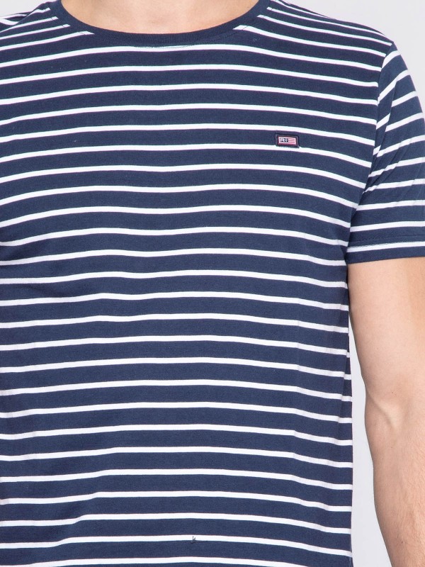 T-shirt col rond pur coton...