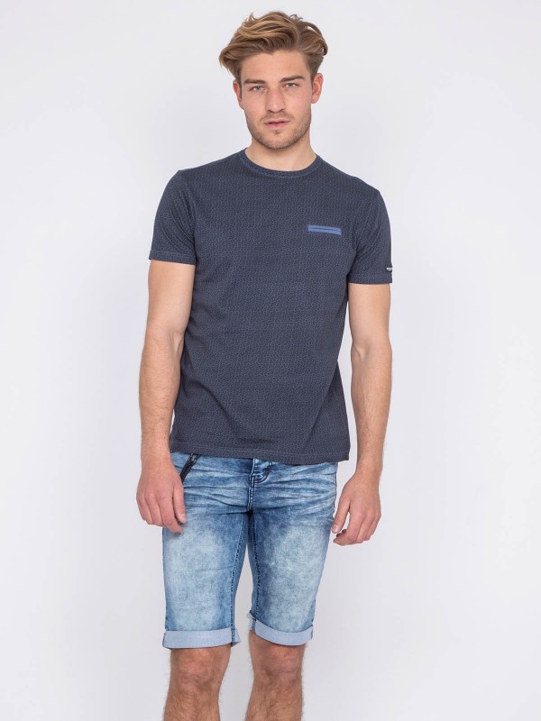 T-shirt col rond pur coton...