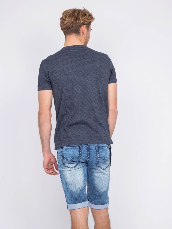 T-shirt col rond pur coton...