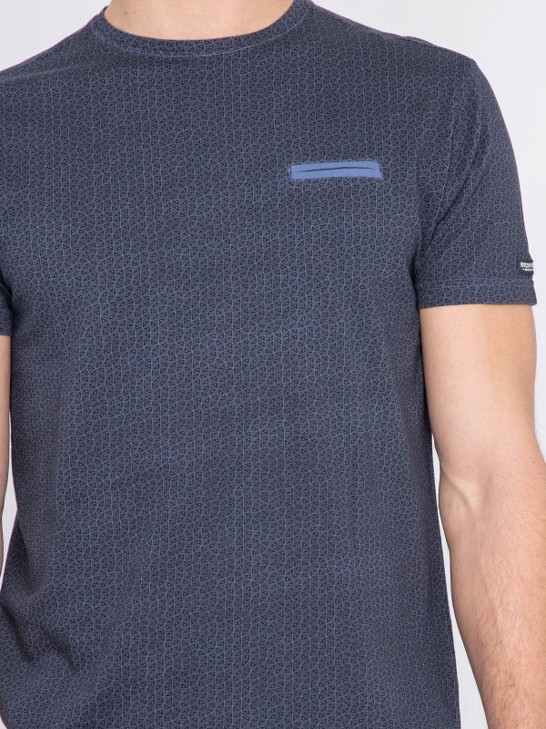 T-shirt col rond pur coton...