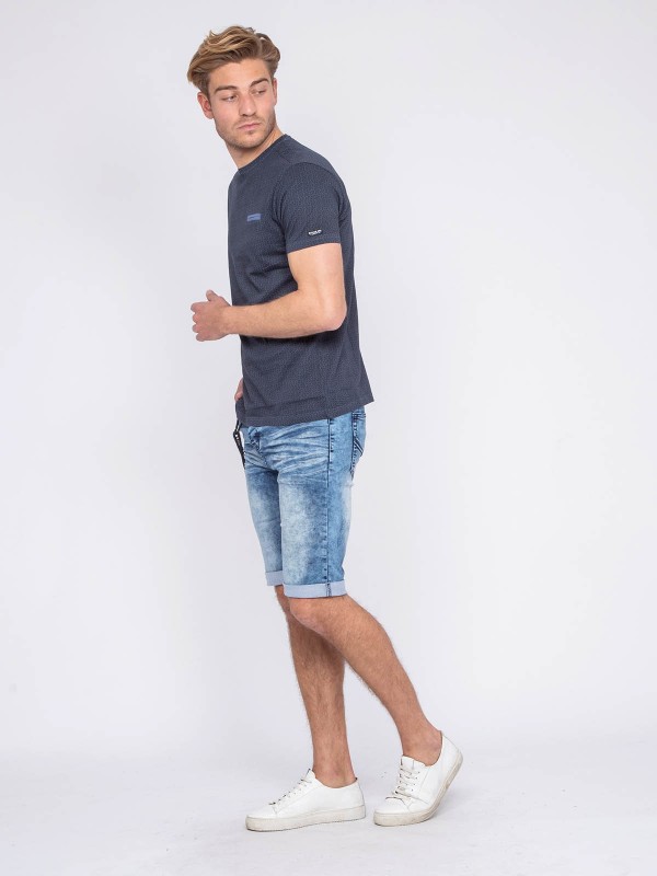 T-shirt col rond pur coton...