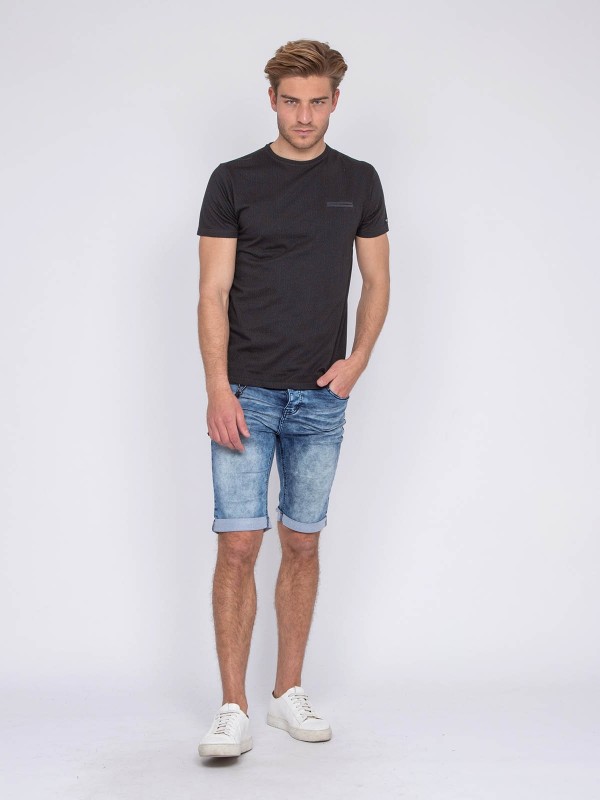 T-shirt col rond pur coton...