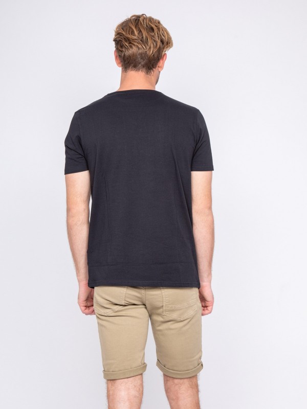 T-shirt col rond motifs...