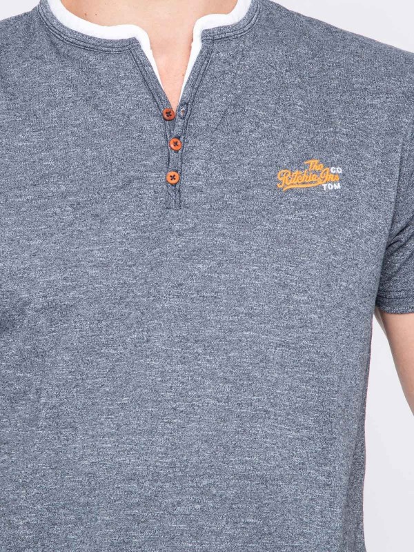 T-shirt col tunisien NUTTY...
