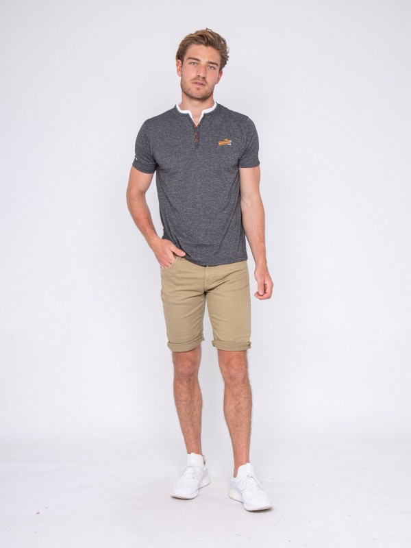 T-shirt col tunisien NUTTY...