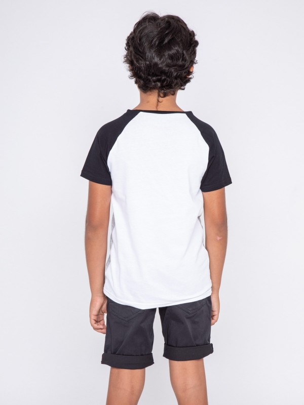 T-shirt col rond pur coton...