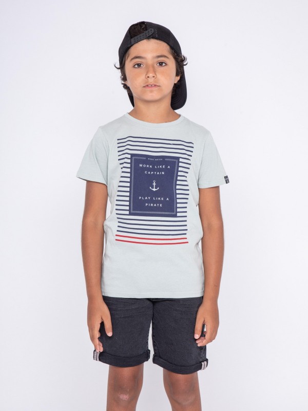 T-shirt col rond NEVEO-J -...