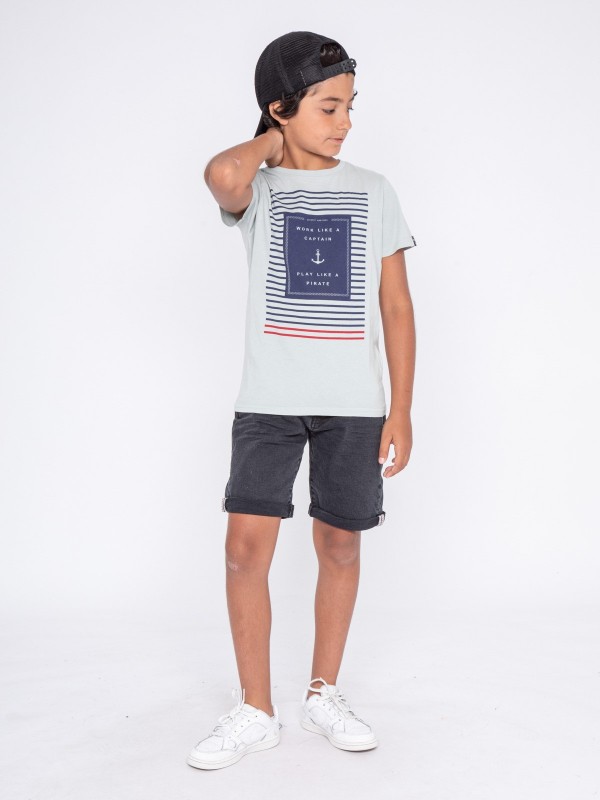 T-shirt col rond NEVEO-J -...